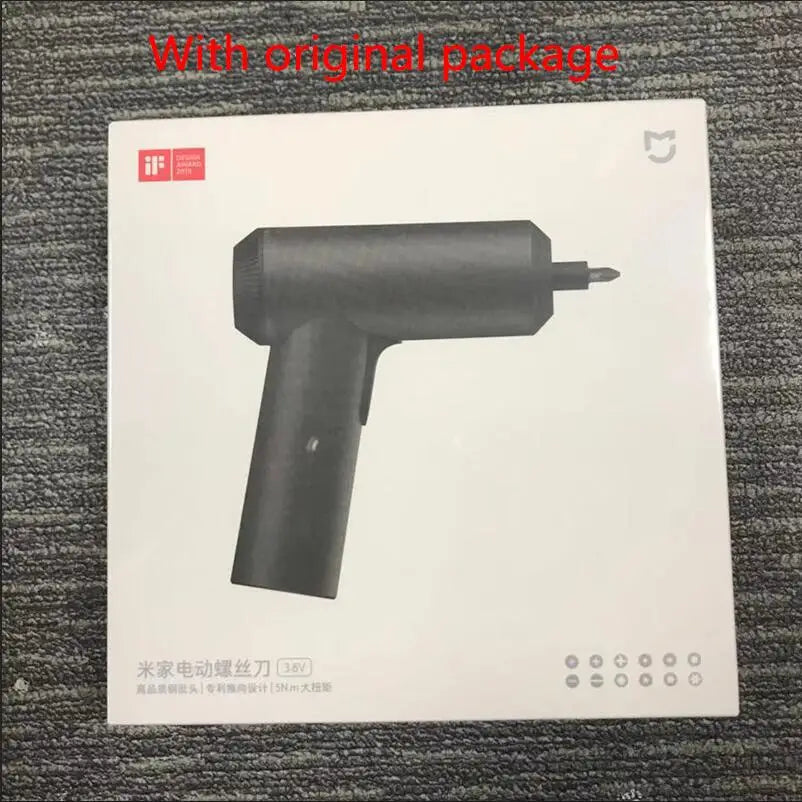 3.6V 2000mAh Li-ion 5N.m Electric Screwdriver With 12Pcs