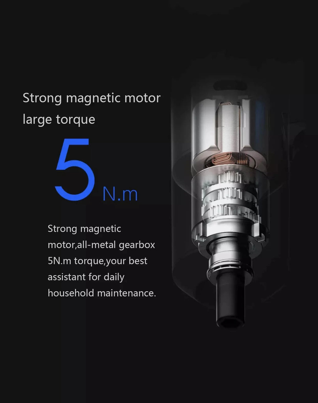3.6V 2000mAh Li-ion 5N.m Electric Screwdriver With 12Pcs