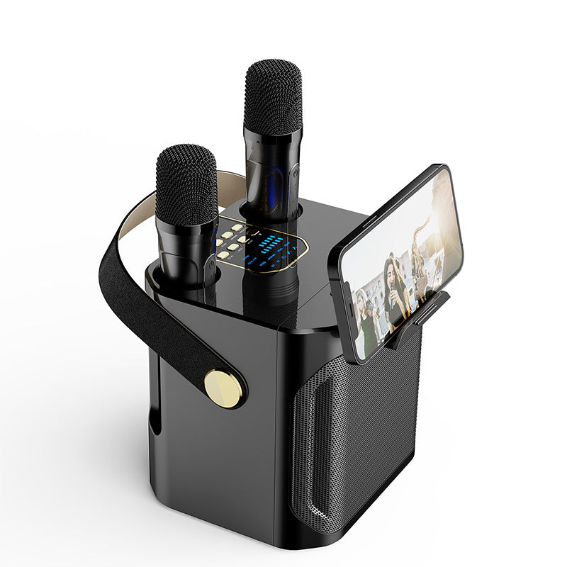 Cross-Border Karaoké Bluetooth with 2 Mic's