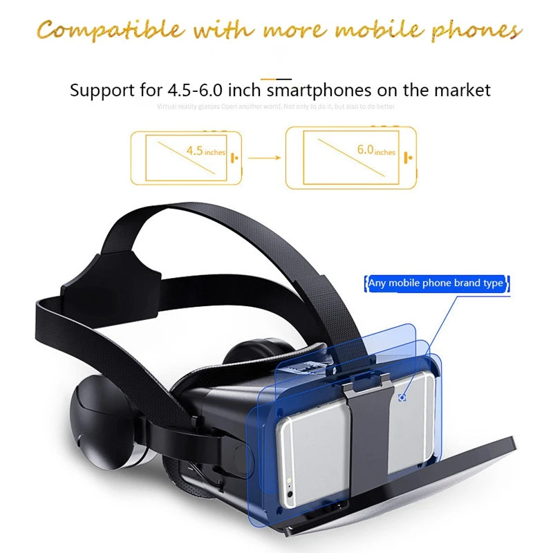 VR Glasses 3D Virtual Reality Headset Helmet For Phone