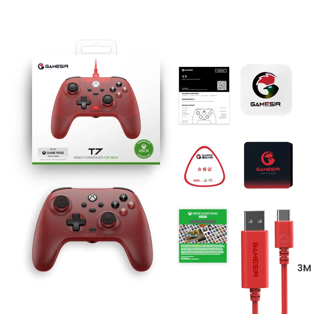 GameSir T7 Xbox Gaming Controller Wired Gamepad for Xbox Series