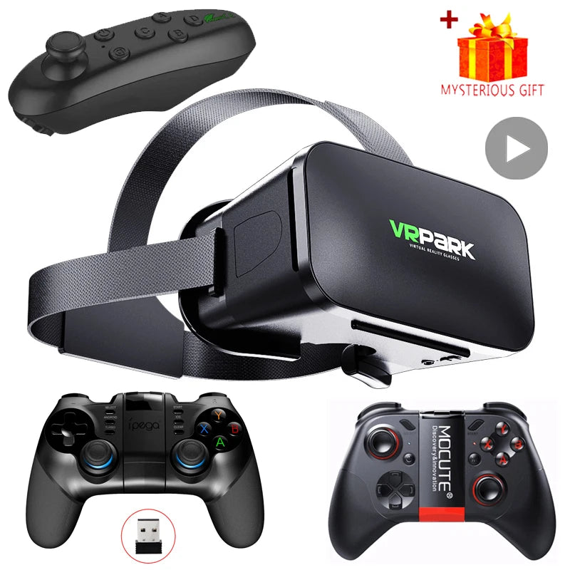 VR Glasses 3D Virtual Reality Headset Helmet For Phone