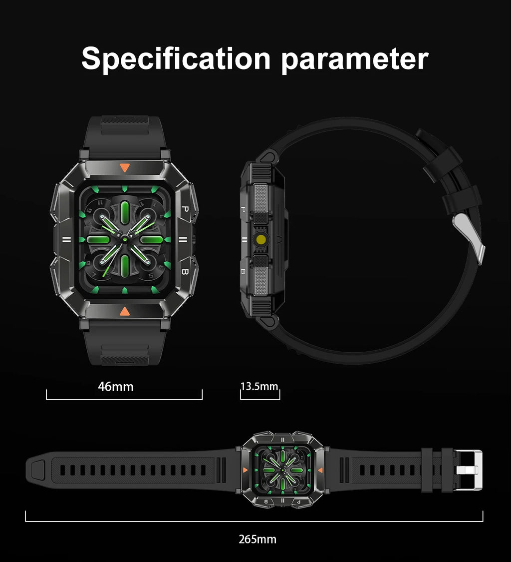 AMOLED Sports Smart Watch with GPS,Heart Rate, Health Monitoring