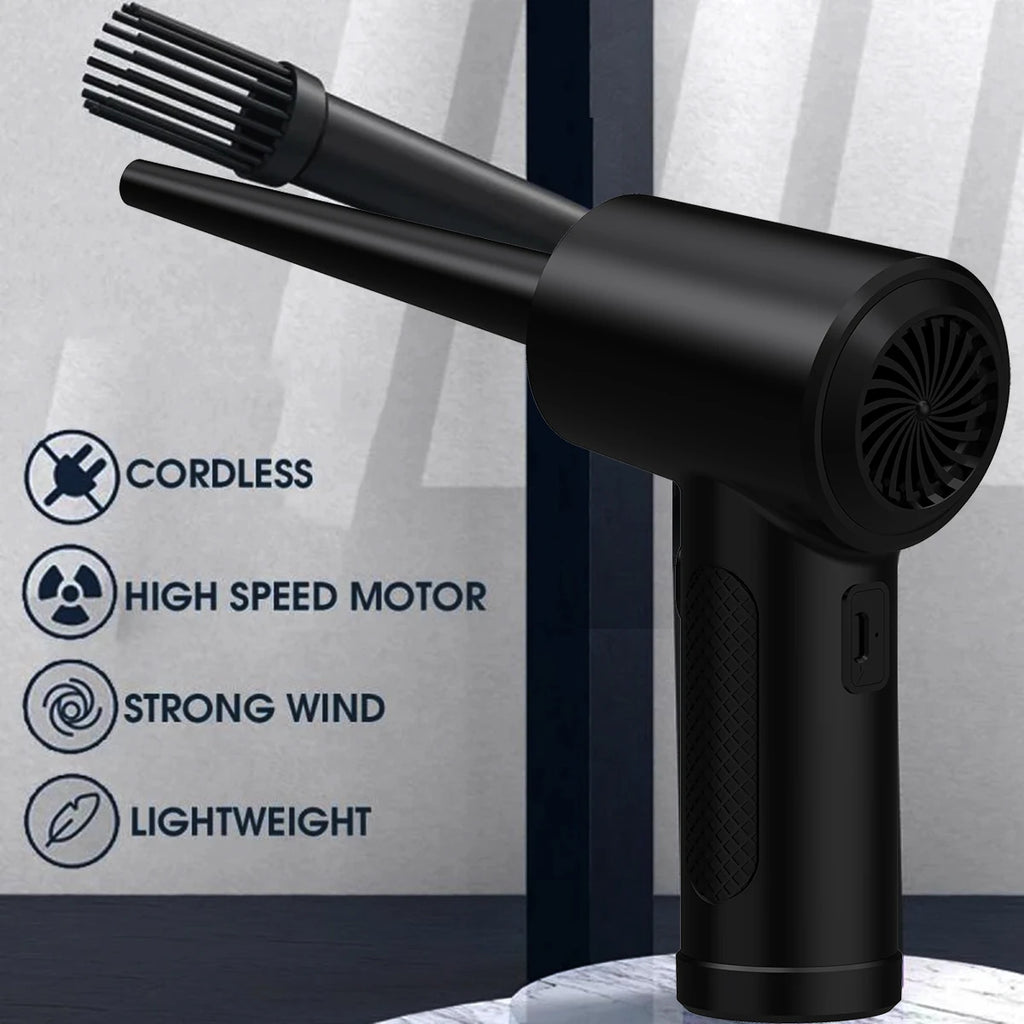 USB C 15000mAh Wireless Air Duster Compressed Air Blower Gun