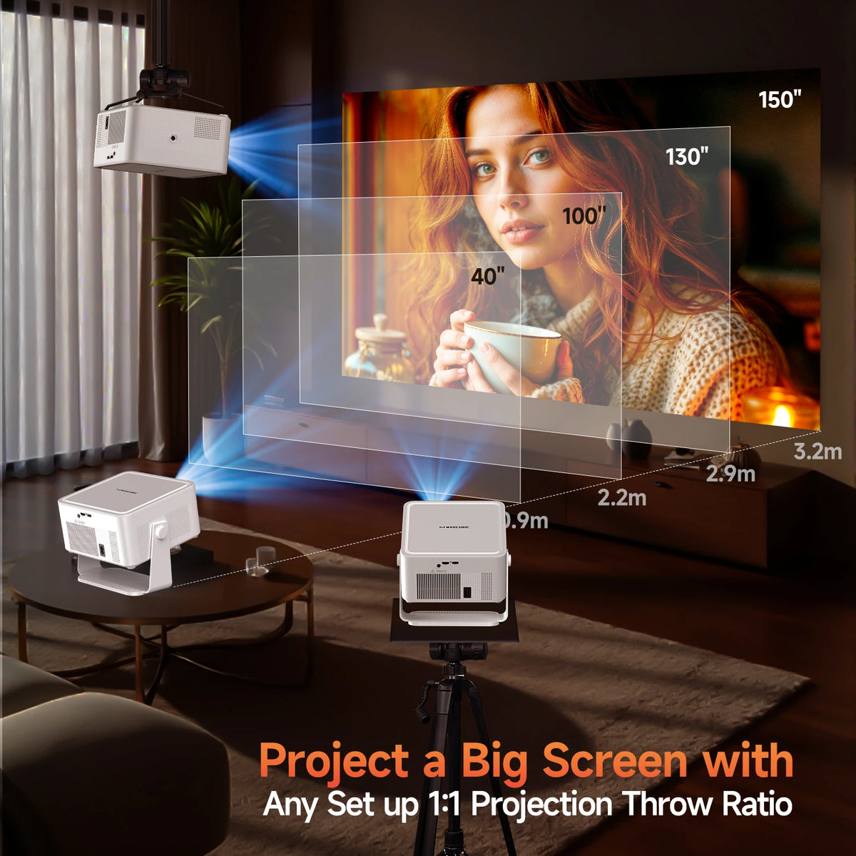 Magcubic Portable Projector 1080P