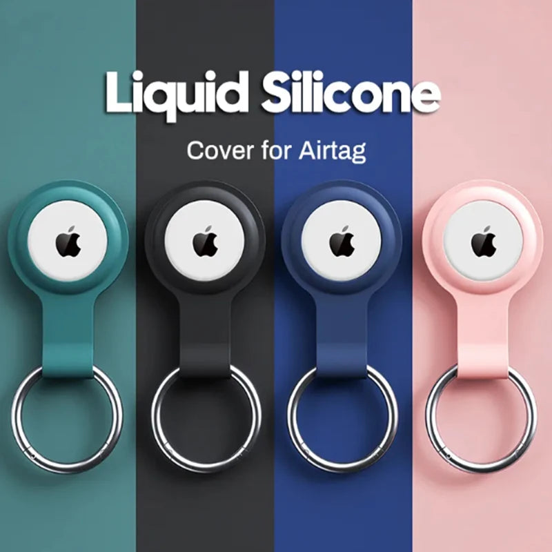 Cover For Airtags Case Liquid Silicone