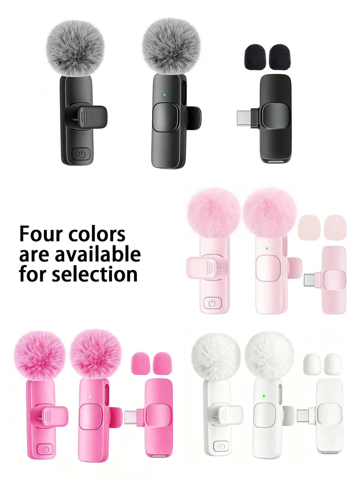 Type-C Port Professional Wireless Microphone
