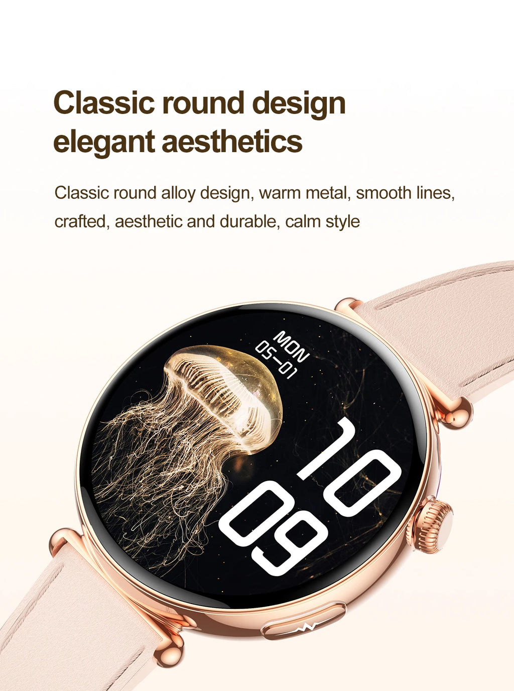 Women ECG Health Smart Watch 1.32'' AMOLED
