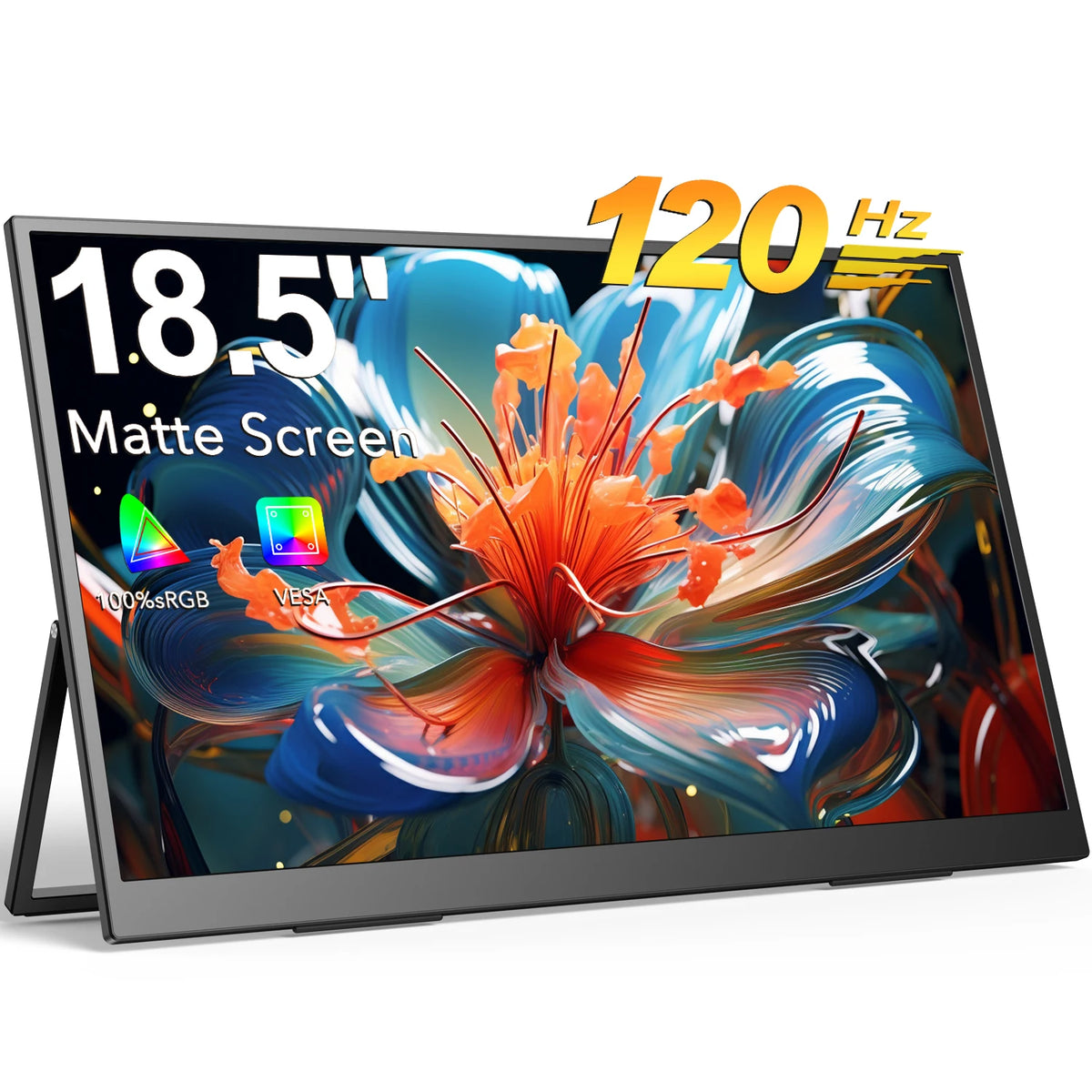 EVICIV Portable Monitor Touchscreen 18.5 Inch 120Hz 1080P FHD FreeSync IPS HDR Gaming Display HDMI Type-C Mobile Monitor for PC