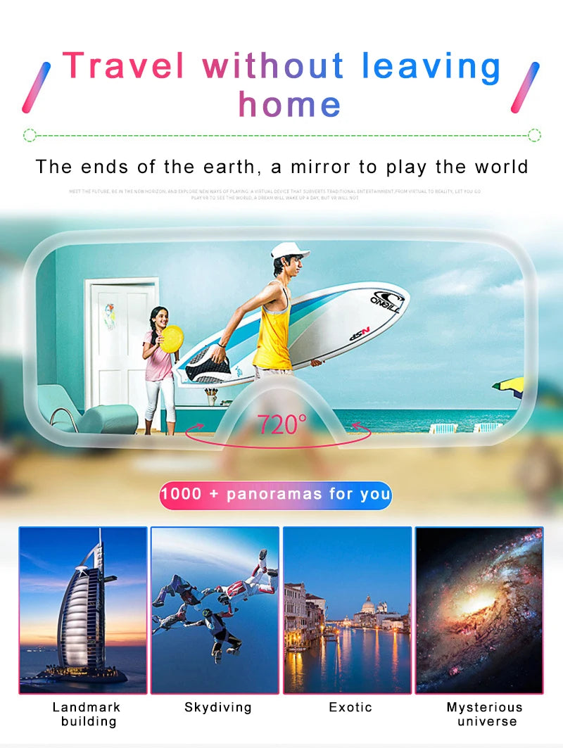 VR Glasses 3D Virtual Reality Headset Helmet For Phone