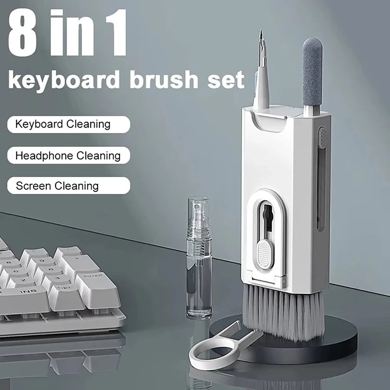 8 In 1 Screen Cleaning Kit Computer Keyboard Cleaner Brush