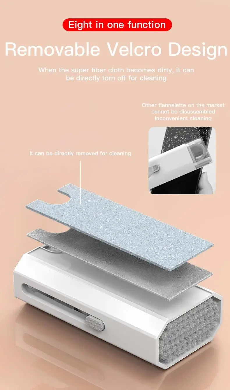 8 In 1 Screen Cleaning Kit Computer Keyboard Cleaner Brush