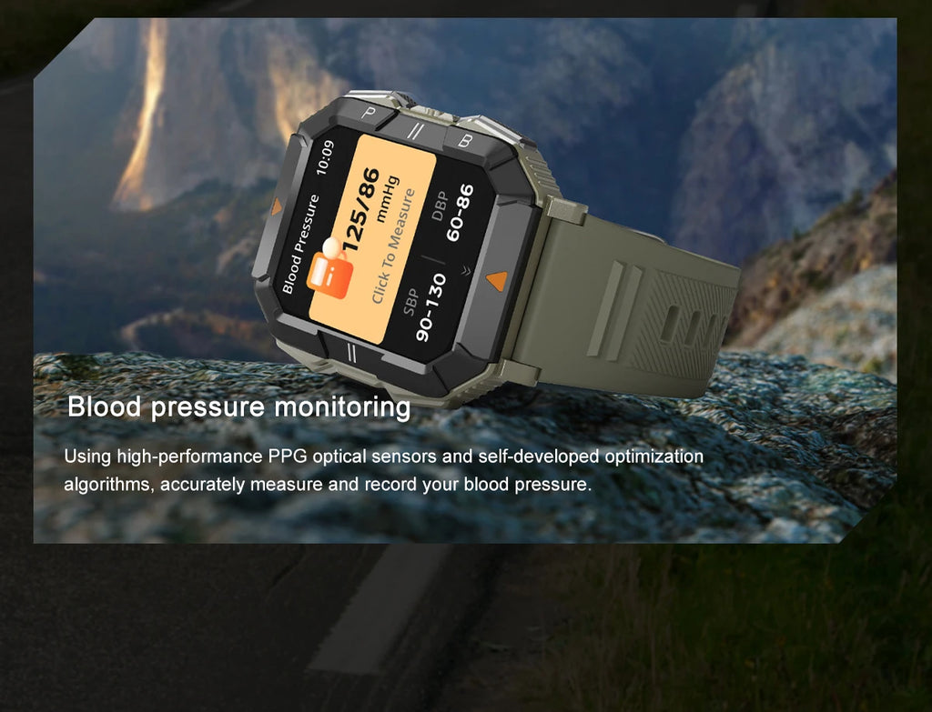 AMOLED Sports Smart Watch with GPS,Heart Rate, Health Monitoring