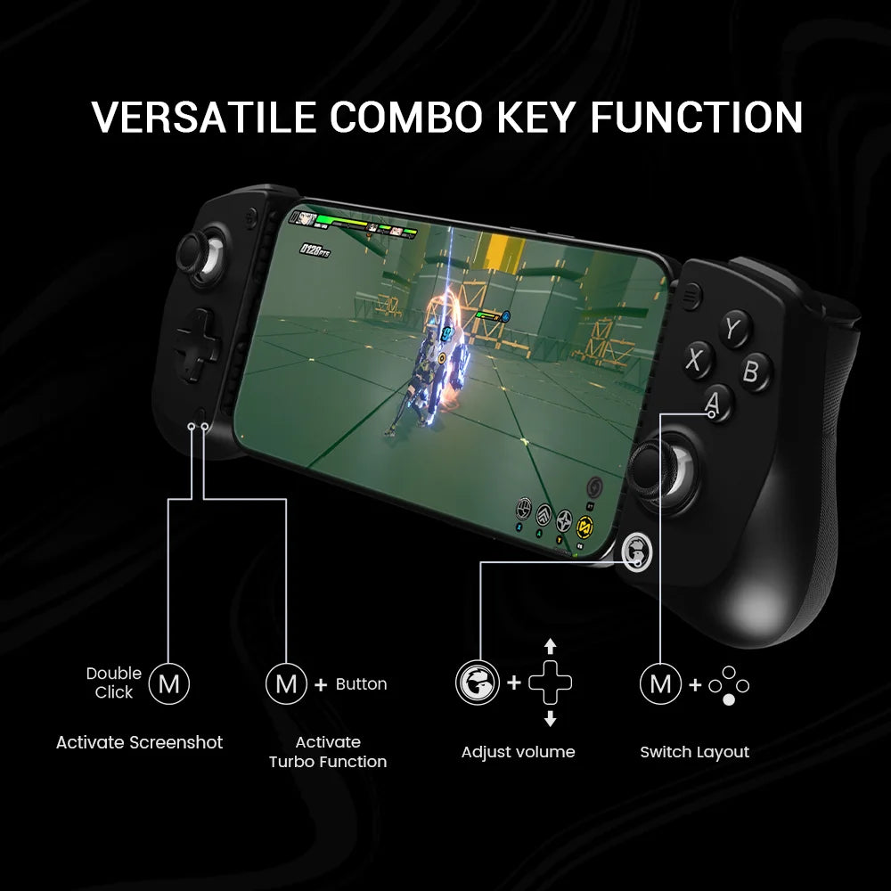 GameSir X5 Lite Mobile Gaming Controller for Android & iPhone 16/15, Hall Effect Joystick Portable Gamepad