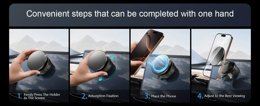 Magnetic Phone Holder 360° Rotatable