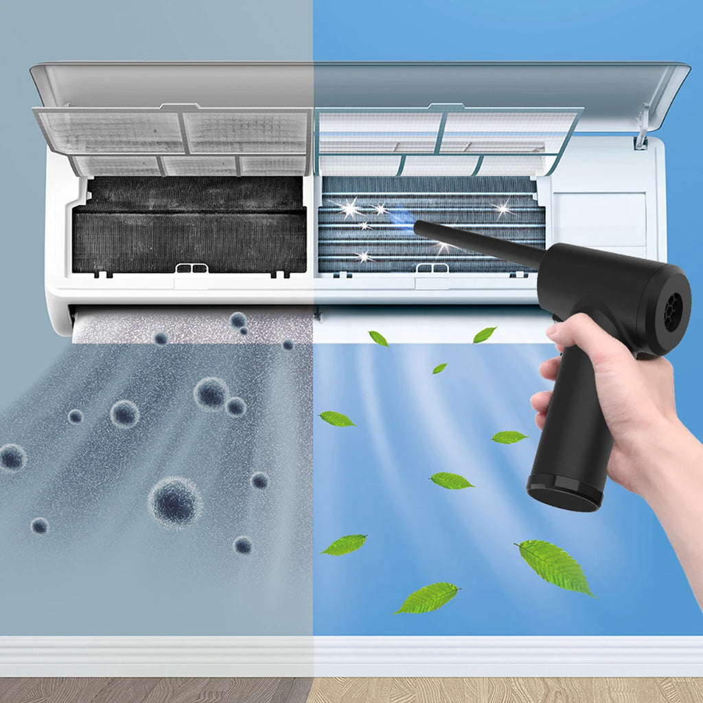 USB C 15000mAh Wireless Air Duster Compressed Air Blower Gun