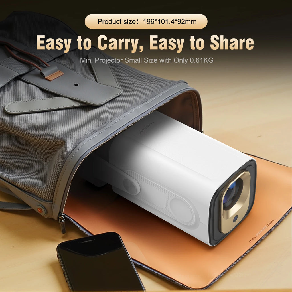 Magcubic 1080P Auto Focus 4K HD Mini Projector Portable Android