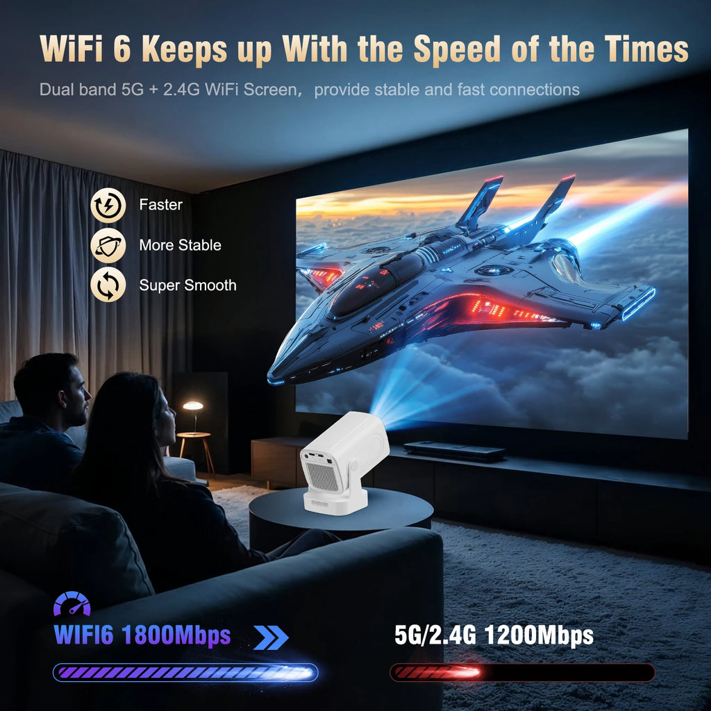 Magcubic 1080P Auto Focus 4K HD Mini Projector Portable Android