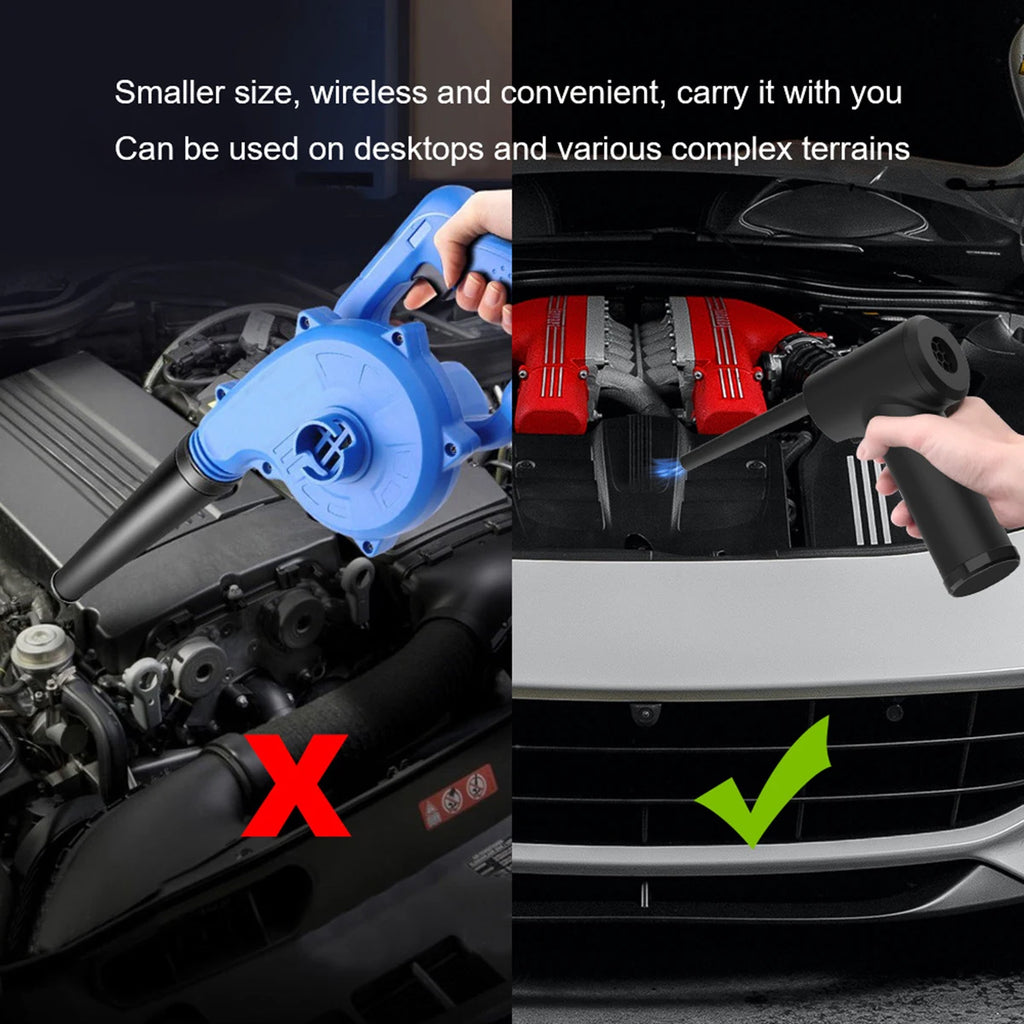 USB C 15000mAh Wireless Air Duster Compressed Air Blower Gun