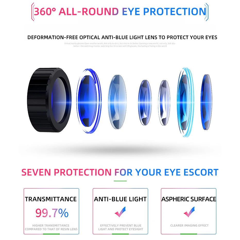 VR Glasses 3D Virtual Reality Headset Helmet For Phone
