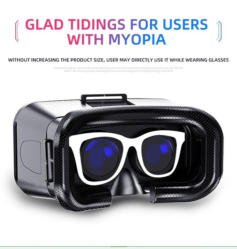 VR Glasses 3D Virtual Reality Headset Helmet For Phone