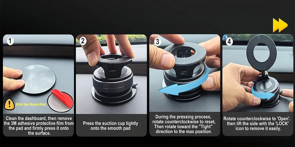 Magnetic Phone Holder 360° Rotatable
