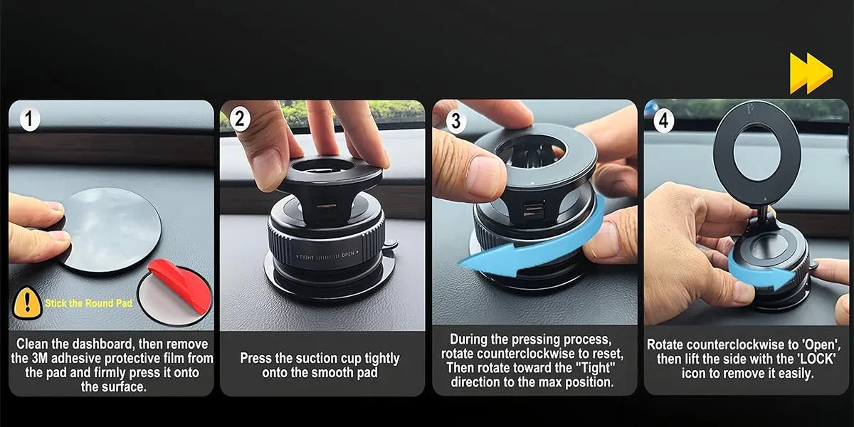 Magnetic Phone Holder 360° Rotatable