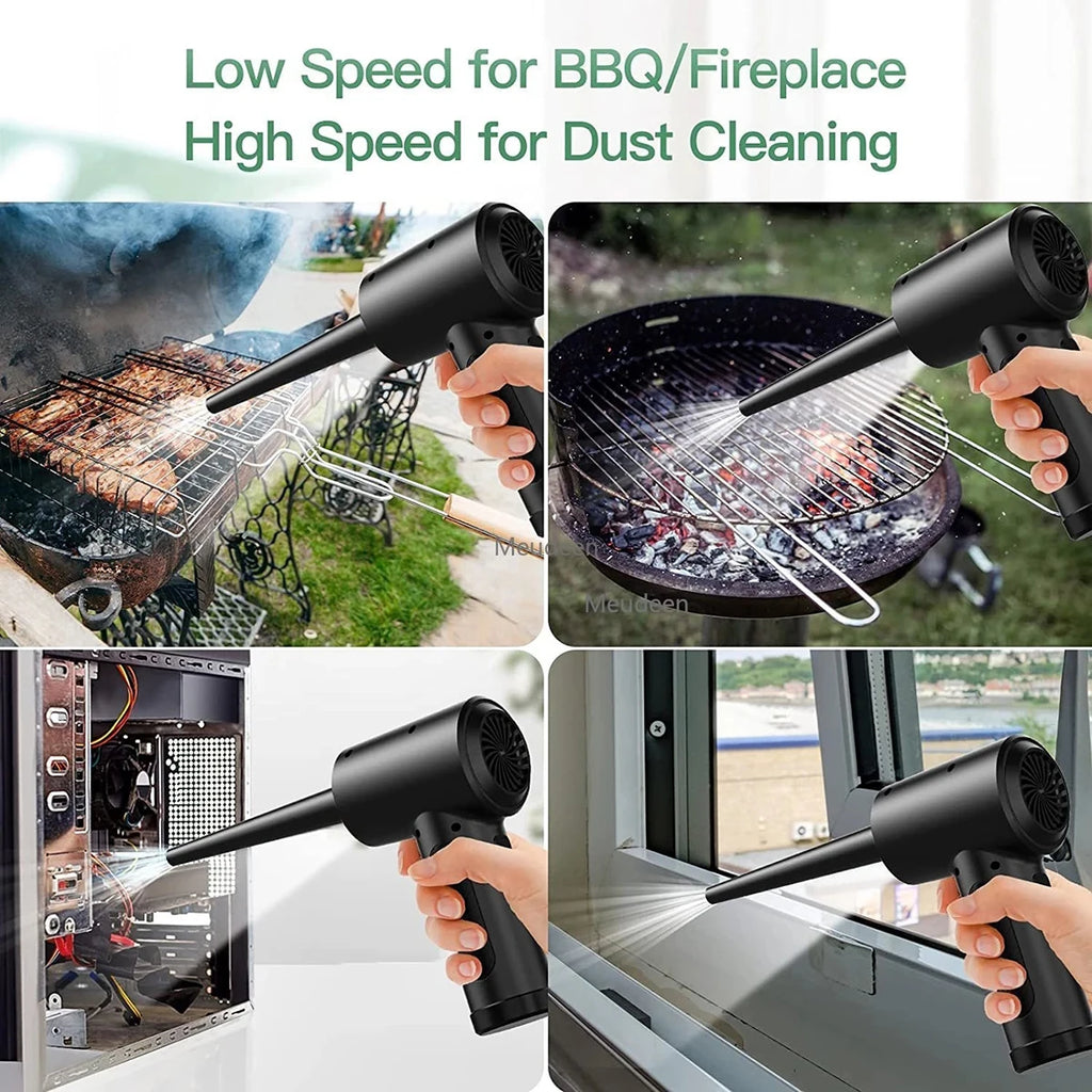 USB C 15000mAh Wireless Air Duster Compressed Air Blower Gun