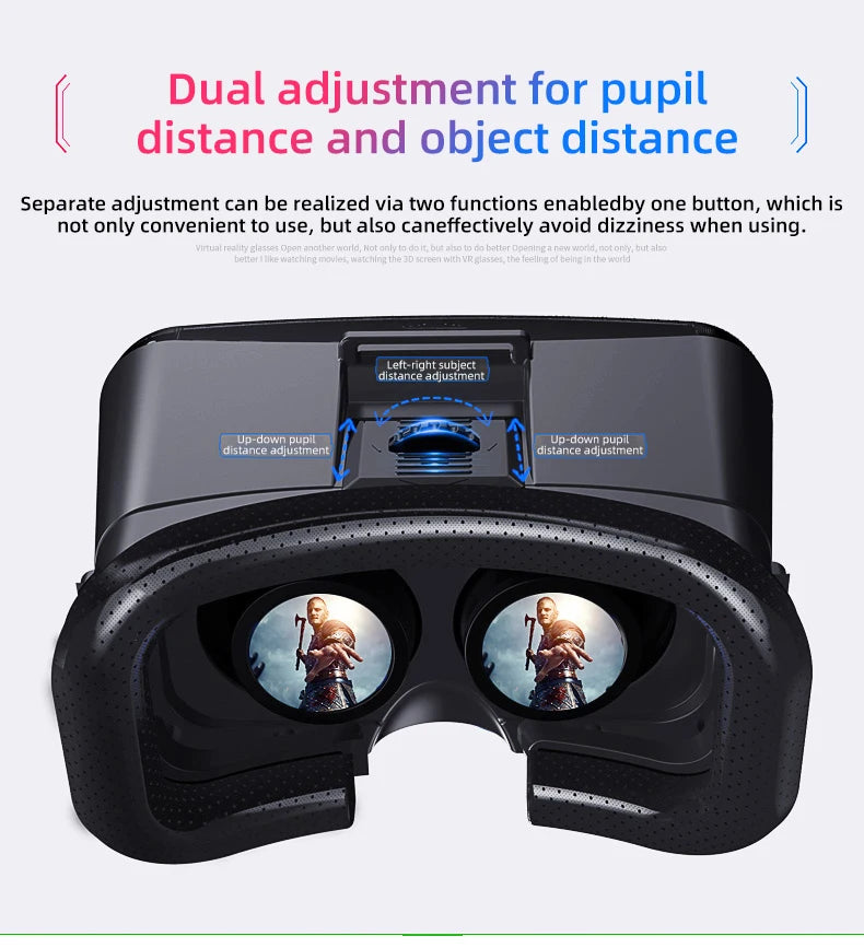 VR Glasses 3D Virtual Reality Headset Helmet For Phone