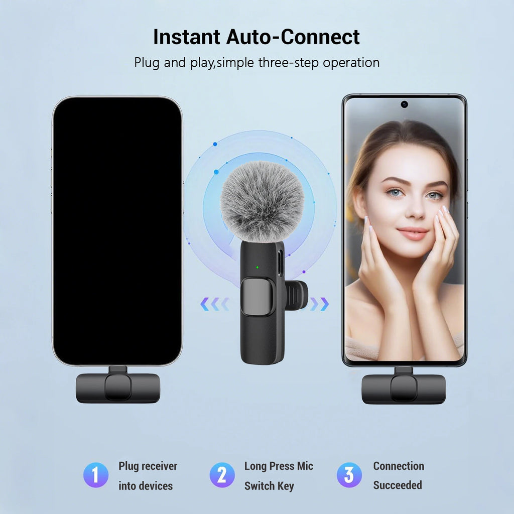 Type-C Port Professional Wireless Microphone