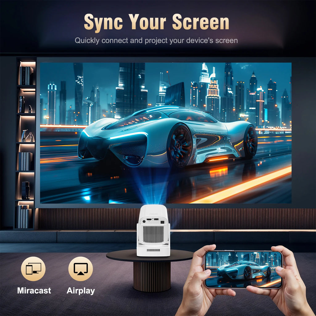 Magcubic 1080P Auto Focus 4K HD Mini Projector Portable Android