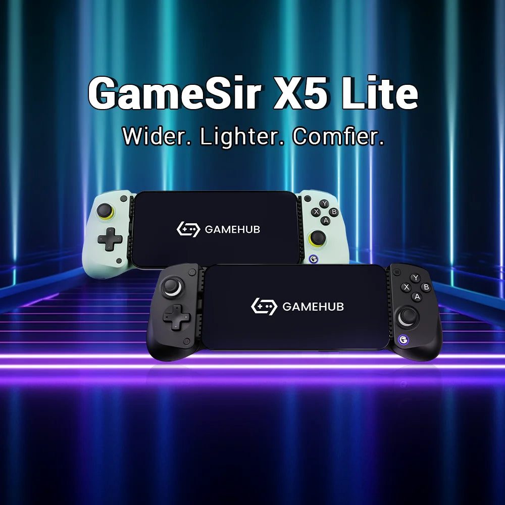 GameSir X5 Lite Mobile Gaming Controller for Android & iPhone 16/15, Hall Effect Joystick Portable Gamepad