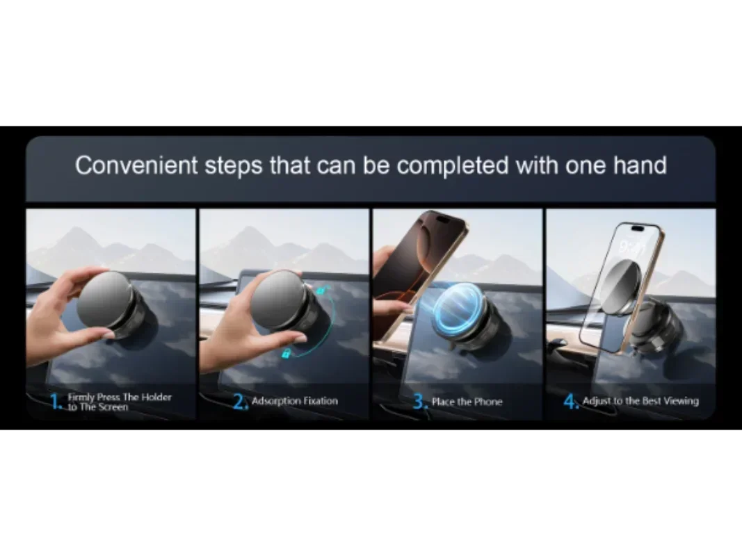 Magnetic Phone Holder 360° Rotatable