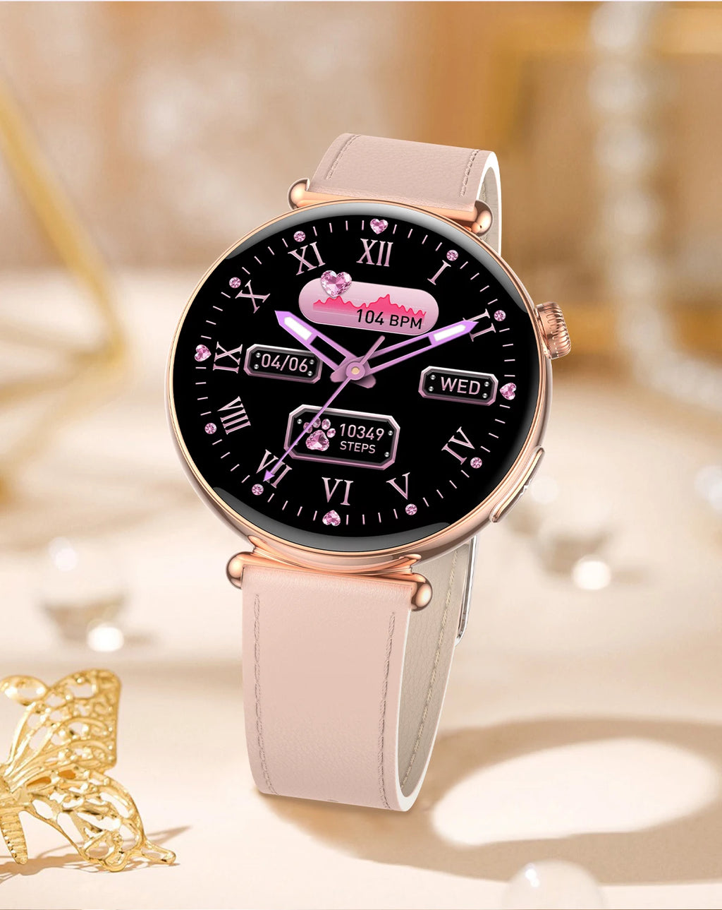 Women ECG Health Smart Watch 1.32'' AMOLED