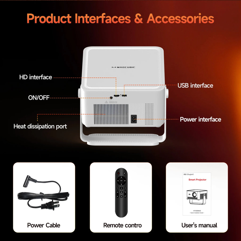 Magcubic Portable Projector 1080P