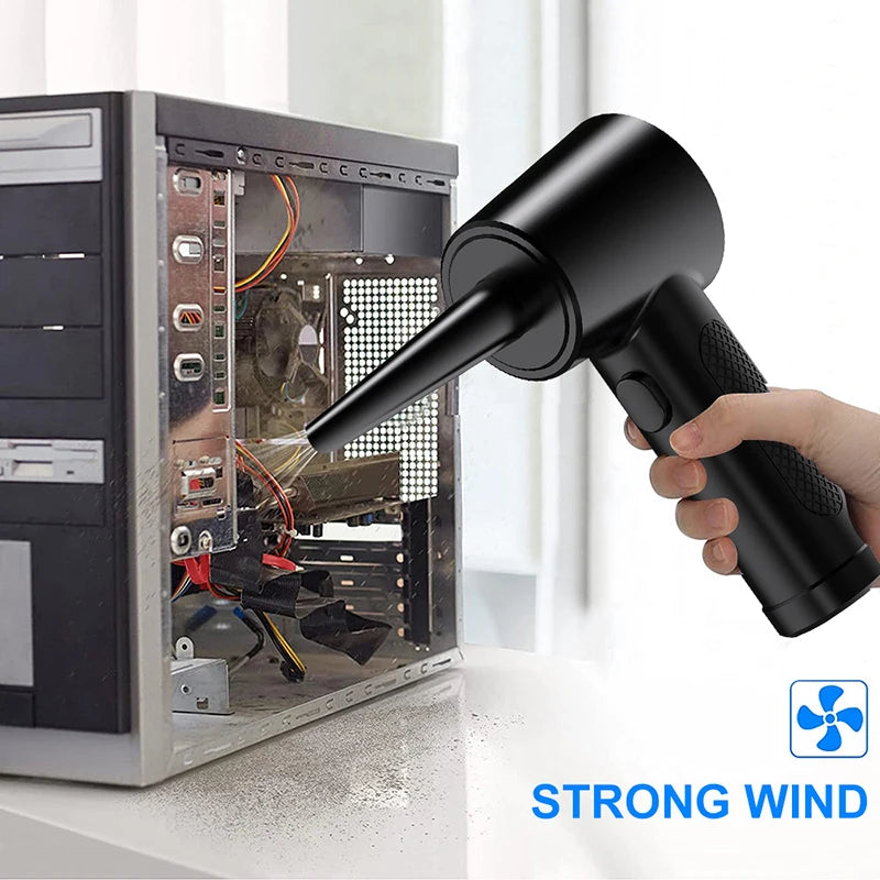 USB C 15000mAh Wireless Air Duster Compressed Air Blower Gun
