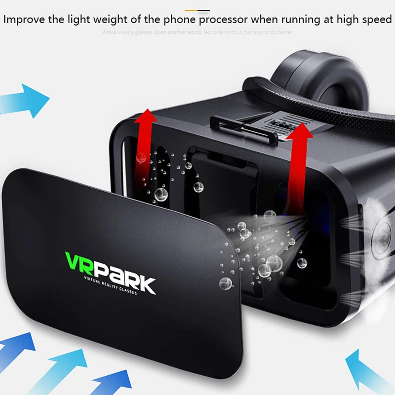 VR Glasses 3D Virtual Reality Headset Helmet For Phone