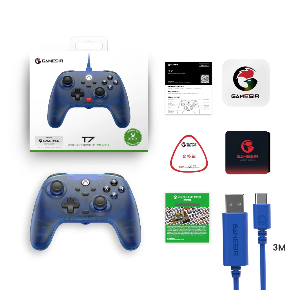GameSir T7 Xbox Gaming Controller Wired Gamepad for Xbox Series
