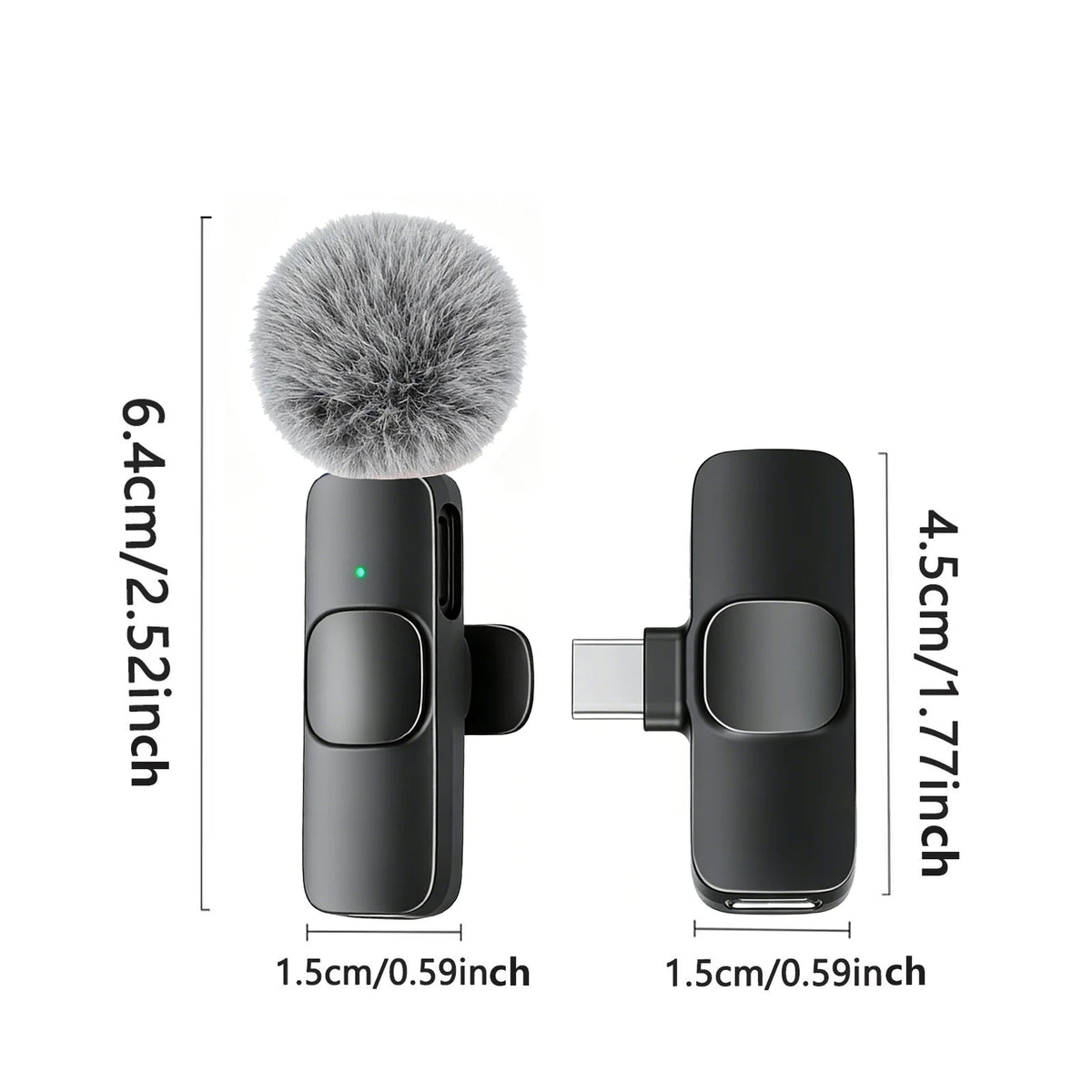 Type-C Port Professional Wireless Microphone