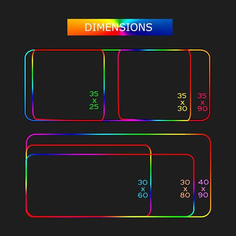 Chinese "Love" Mouse Pad XXL RGB