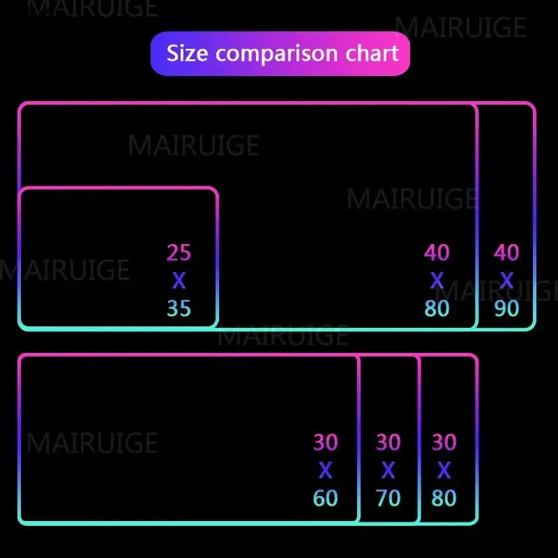 Chinese "Love" Mouse Pad XXL RGB
